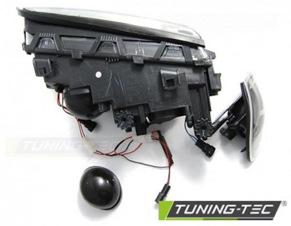 Scheinwerfer LED Angel Eyes für BMW 3er E46 Limo Touring Bj. 98-01 Schwarz