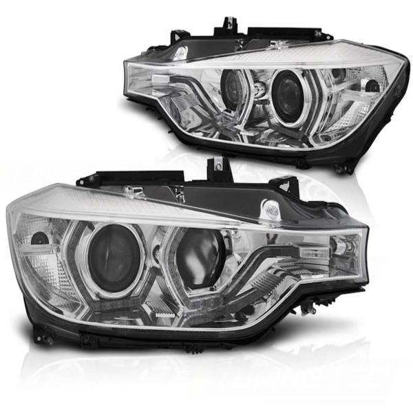Scheinwerfer DRL LED Tagfahrlicht für BMW 3er F30 F31 Bj. 11-15 Chrom