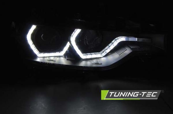 Scheinwerfer DRL LED Tagfahrlicht für BMW 3er F30 F31 Bj. 11-15 Schwarz