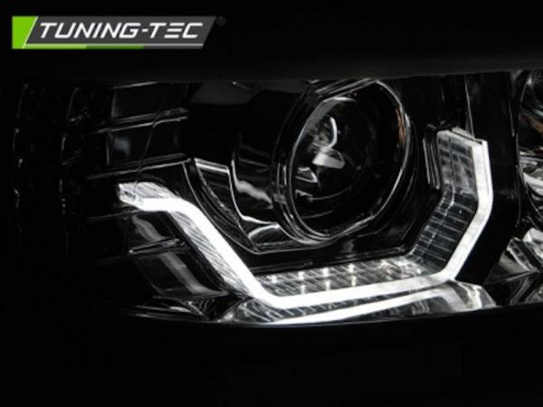 3D LED Angel Eyes Scheinwerfer für BMW 3er E90/E91 05-08 chrom mit LED Blinker