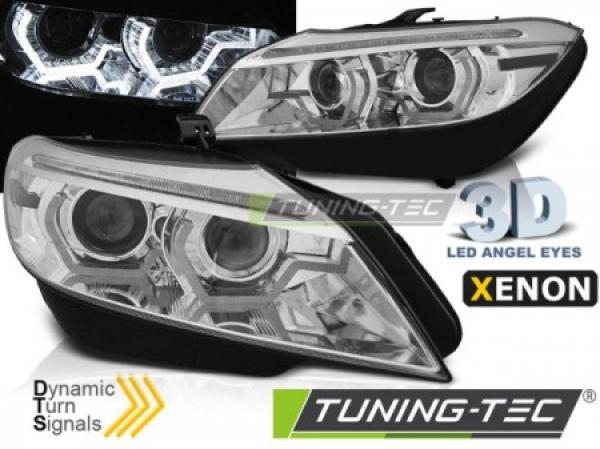 Xenon Scheinwerfer DRL LED Tagfahrlicht für BMW Z4 E89 Bj. 09-13 Chrom