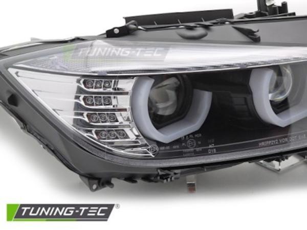 Xenon Scheinwerfer DRL LED Tagfahrlicht für BMW 3er F30 F31 Bj. 11-15 Schwarz