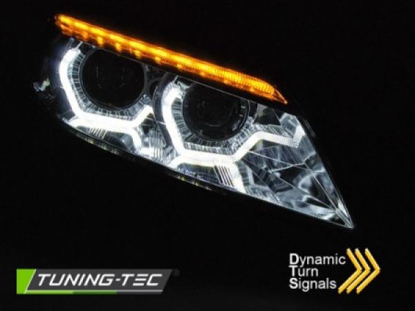 Xenon Scheinwerfer DRL LED Tagfahrlicht für BMW Z4 E89 Bj. 09-13 Chrom AFS
