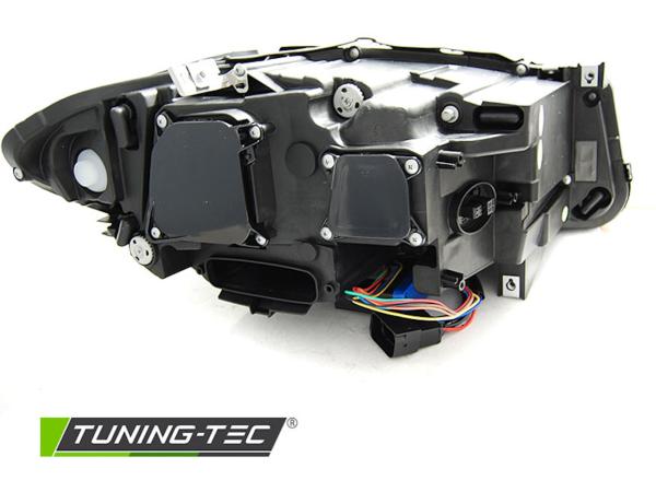 Xenon Scheinwerfer DRL LED Tagfahrlicht für BMW 5er F10 F11 Bj. 10-13 Schwarz