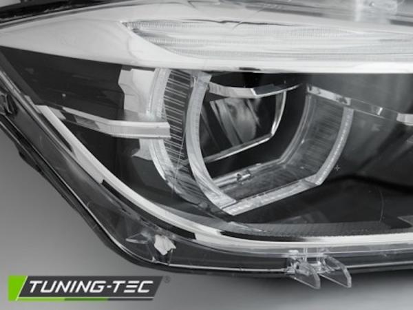 Voll LED Scheinwerfer Tagfahrlicht für BMW 3er F30 F31 Bj. 11-15 Schwarz
