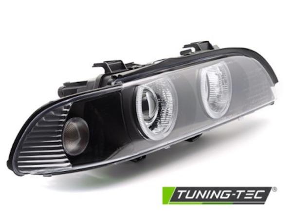 Xenon Angel Eyes Scheinwerfer für BMW 5er E39 Facelift (LCI) 00-03 schwarz
