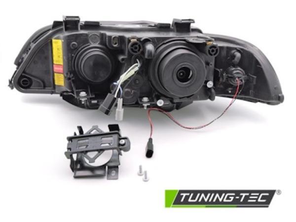 Xenon Angel Eyes Scheinwerfer für BMW 5er E39 Facelift (LCI) 00-03 schwarz