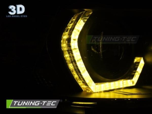 LED Tagfahrlicht Angel Eyes Scheinwerfer Set für BMW 3er F30/F31 11-15 schwarz