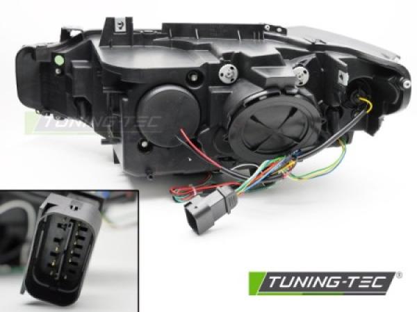 LED Tagfahrlicht Angel Eyes Scheinwerfer Set für BMW 3er F30/F31 11-15 schwarz
