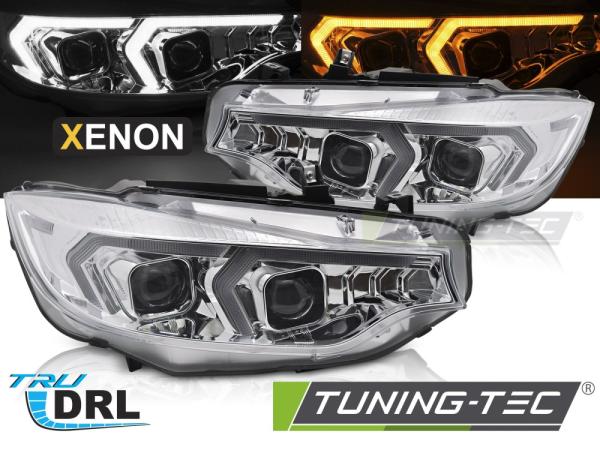 Xenon LED Tagfahrlicht Scheinwerferset für BMW 4er F32/F33 Coupe/Cabrio 13-17 chrom