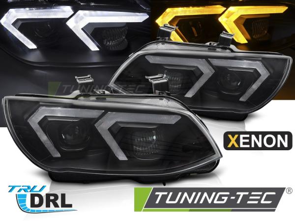 Xenon LED Tagfahrlicht Scheinwerferset für BMW 3er Coupe/Cabrio E92/E93 LCI 10-13 schwarz