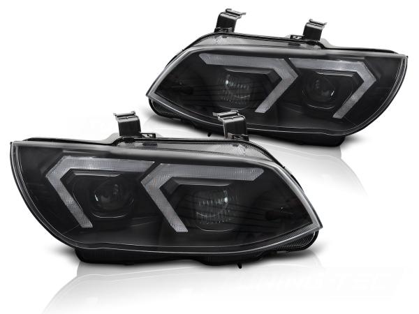 Xenon LED Tagfahrlicht Scheinwerferset für BMW 3er Coupe/Cabrio E92/E93 LCI 10-13 schwarz