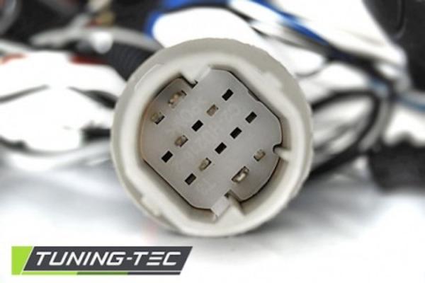 LED Angel Eyes Scheinwerfer für Fiat Grande Punto 05-08 schwarz