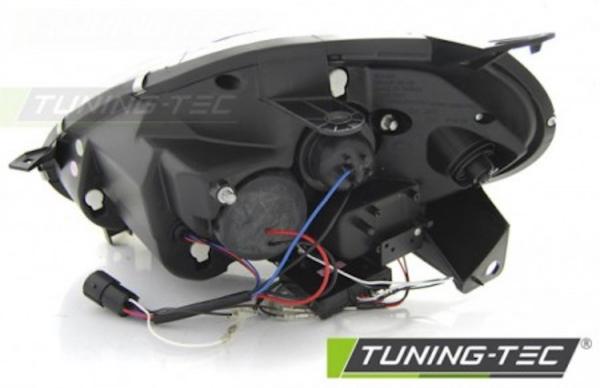 Scheinwerfer DRL LED Tagfahrlicht für Fiat Punto Evo Bj. 09-12 Schwarz