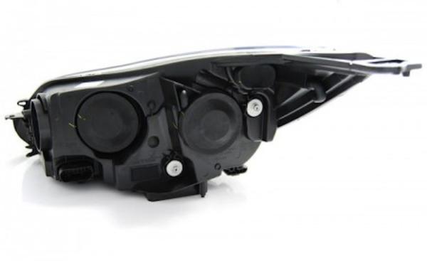 Scheinwerfer LED Tagfahrlicht Optik für Ford Focus 3 Bj. 11-14 SchwarzScheinwerfer LED Tagfahrlicht Optik für Ford Focus 3 Bj. 11-14 Schwarz