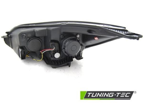 Scheinwerfer LED Tagfahrlicht Optik für Ford Focus 3 Bj. 11-14 Schwarz
