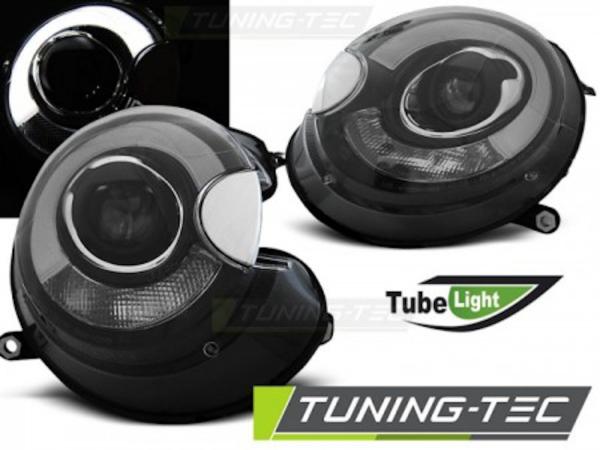 Scheinwerfer LED Tagfahrlicht Optik für Mini One Cooper Bj. 06-14 Schwarz LTI
