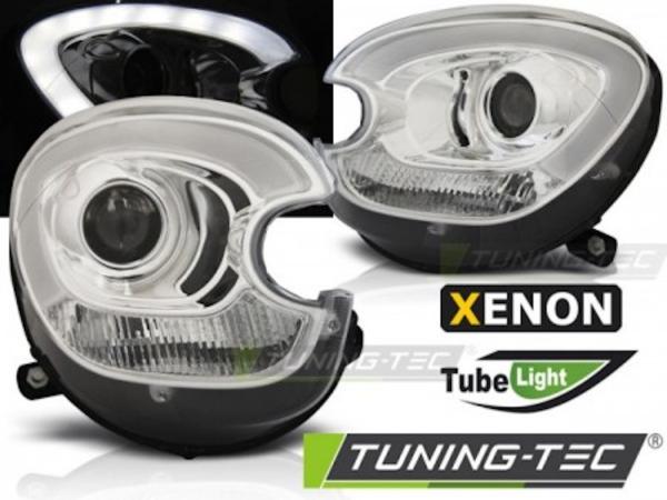 Xenon Scheinwerfer LED Tagfahrlicht Optik für Mini R60 R61 B10-14 Chrom LTI