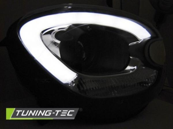 Xenon Scheinwerfer LED Tagfahrlicht Optik für Mini R60 R61 10-14 Schwarz LTI