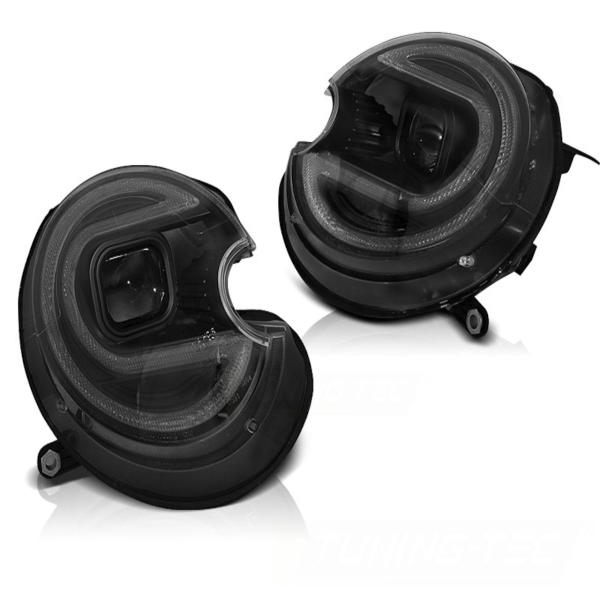 Xenon Scheinwerfer LED Tagfahrlicht Optik für Mini One Cooper  06-14 Schwarz LTI