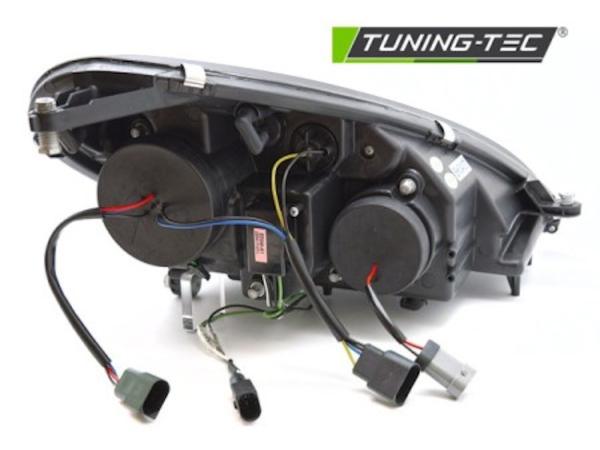 Xenon Scheinwerfer LED Tagfahrlicht Optik für Mercedes SLK R171 Bj. 04-11 Chrom