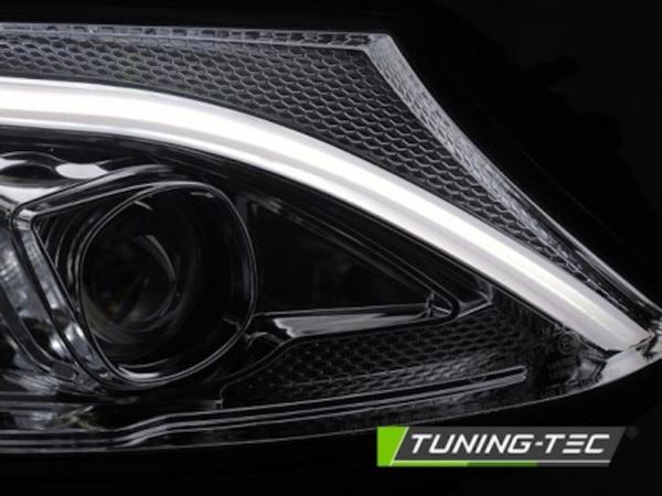 Scheinwerfer DRL LED Tagfahrlicht für Mercedes C-Klasse W205 Bj. 14-18 Chrom