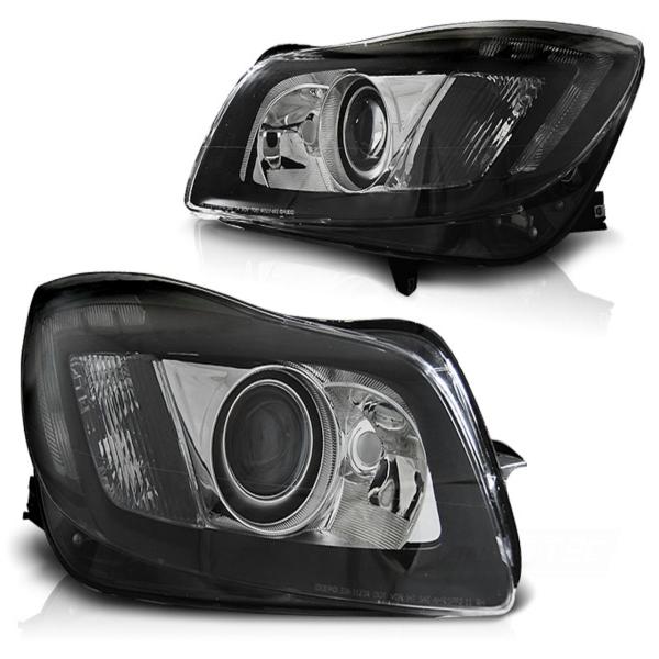 Scheinwerfer DRL LED Tagfahrlicht für Opel Insignia Bj. 08-12 Schwarz
