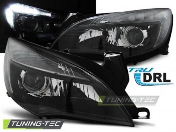 Scheinwerfer DRL LED Tagfahrlicht für Opel Astra J Bj. 09-15 Schwarz