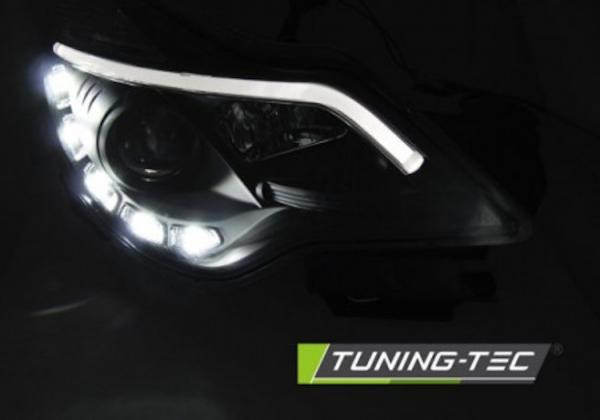 Scheinwerfer DRL LED Tagfahrlicht für Opel Corsa D Bj. 11-14 Schwarz LTI
