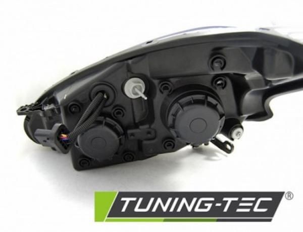 Scheinwerfer LED Tagfahrlicht Optik für Peugeot 208 Bj. 12-15 Schwarz LTI