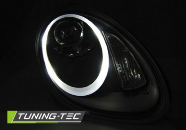 Xenon Scheinwerfer LED Tagfahrlicht Optik für Porsche Boxster 987 Cayman 987c