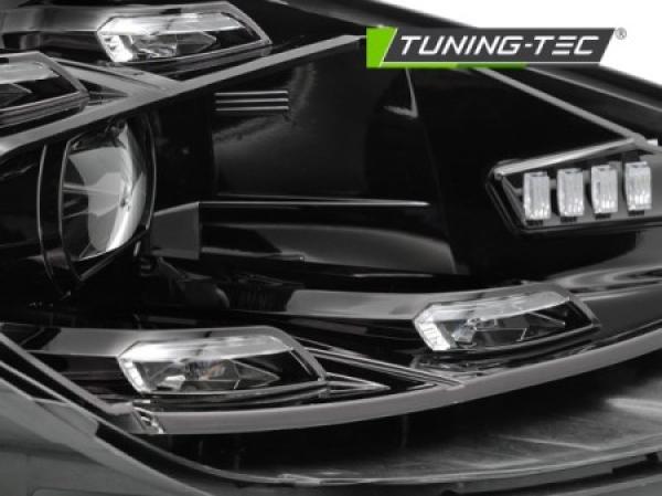 Voll LED Tagfahrlicht Scheinwerfer für Porsche Cayenne 92A 10-15 schwarz