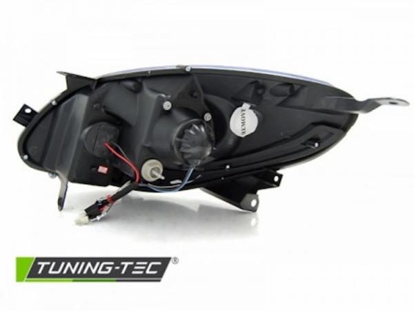 Scheinwerfer LED Tagfahrlicht Optik für Renault Twingo Bj. 07-11 Schwarz