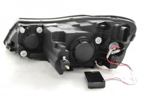 Scheinwerfer LED Tagfahrlicht Optik für Skoda Octavia 2 1Z Facelift 09-12 Chrom