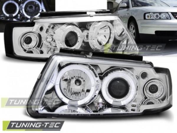 LED Tagfahrlicht Design Scheinwerfer für Audi TT 8N 99-06 schwarz