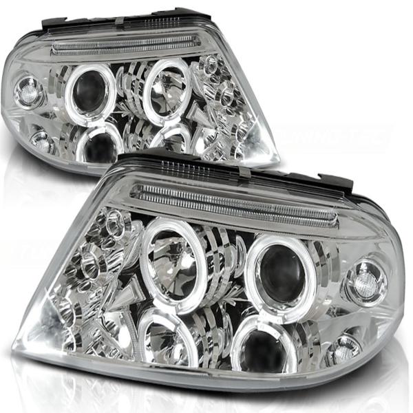 Scheinwerfer Angel Eyes für VW Passat 3BG Bj. 00-05 Chrom