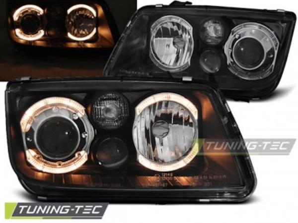 Design Angel Eyes Scheinwerfer für VW Bora 98-05 schwarz
