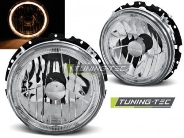 Scheinwerfer Angel Eyes für VW Golf 1 Bj. 74-93 Chrom