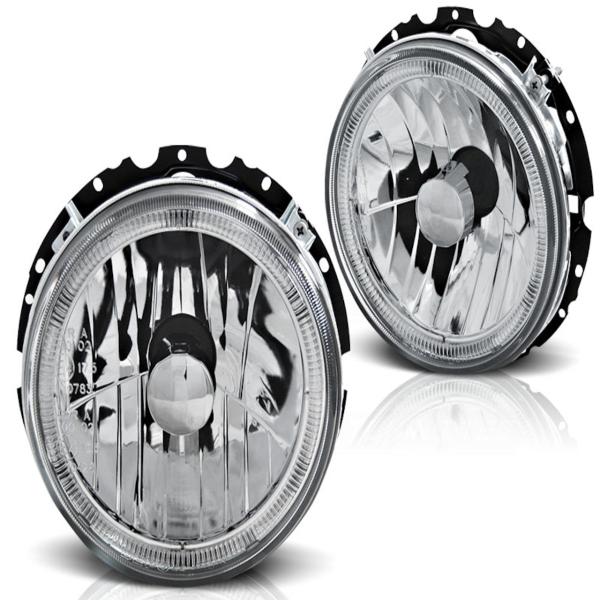 Scheinwerfer Angel Eyes für VW Golf 1 Bj. 74-93 Chrom