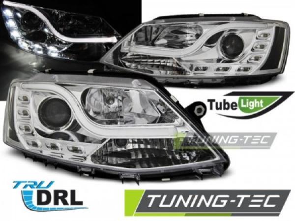 Scheinwerfer DRL LED Tagfahrlicht für VW Jetta 6 Bj. 11-18 Chrom LTI