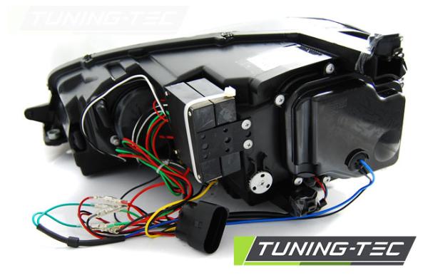 Scheinwerfer U-Tube LED Tagfahrlicht für VW Golf 7 Bj. 12-16 Schwarz Edition