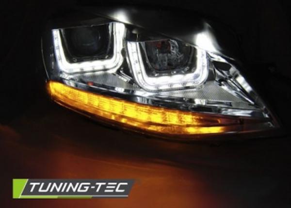 Scheinwerfer DRL LED Tagfahrlicht für VW Golf 7 12-16 Black Chrom LED Blinker