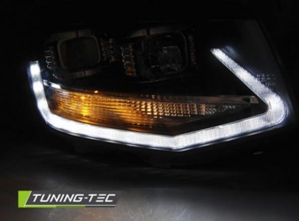Scheinwerfer DRL LED Tagfahrlicht für VW T6 Bj. 15-19 Schwarz