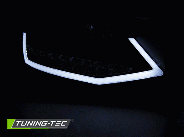 Scheinwerfer DRL LED Tagfahrlicht für VW T6 Bj. 15-19 Schwarz mit LED Blinker