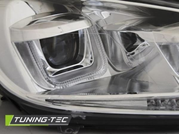 Scheinwerfer DRL LED Tagfahrlicht für VW Golf 6 08-13 chrom mit dynamichen Blinker