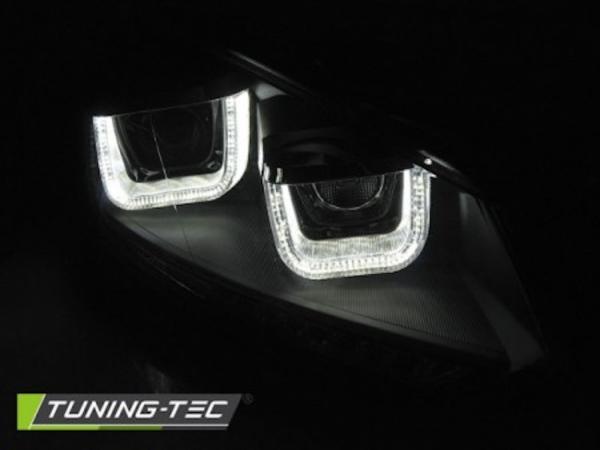 Scheinwerfer DRL LED Tagfahrlicht für VW Golf 6 08-13 Schwarz mit dynamischen Blinker