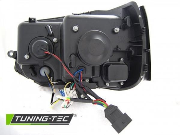 Scheinwerfer DRL LED Tagfahrlicht für VW T5 GP Facelift 10-15 Chrom im T6 Design