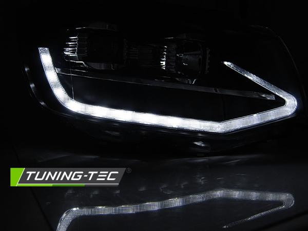 Scheinwerfer DRL LED Tagfahrlicht für VW T6 15-19 Dynamischer Blinker Schwarz