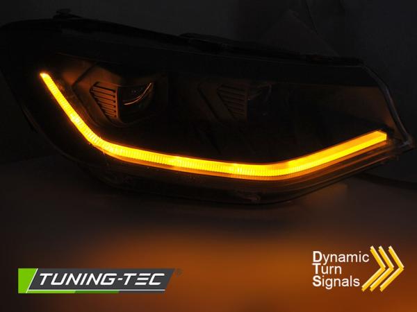 Voll LED Scheinwerfer Tagfahrlicht für VW Caddy V 5 Bj. 2020- Black dynamische Blinker