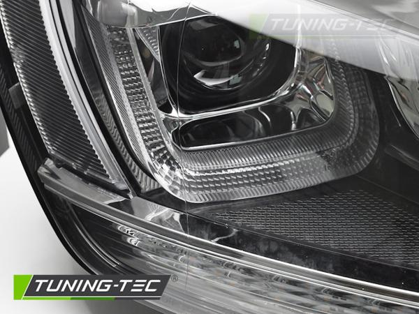 Scheinwerfer DRL LED Tagfahrlicht für Golf 7 Bj. 12-16 Schwarz Chrom dynamische Blinker